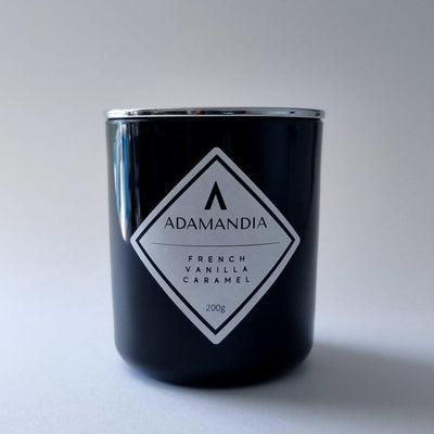 French Vanilla Caramel Candle - Adamandia